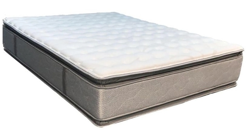 Double-Sided Pillow Top Mattress, Textured Sides, Quilted Top.