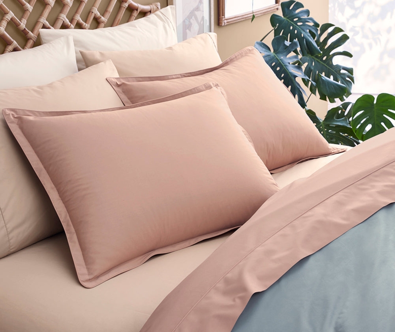 Duvet Cover Set: Terracotta Boho Style with Organic Appearance