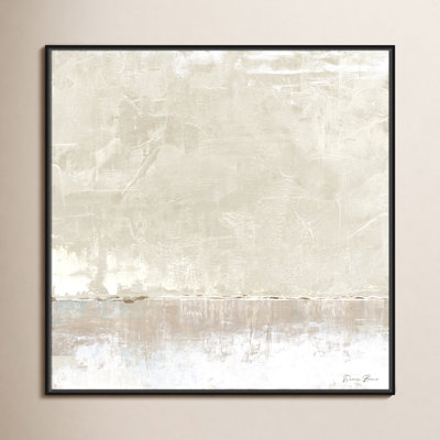 Framed Wall Art Neutral Horizon Layered Texture | Scandi-Style Decor