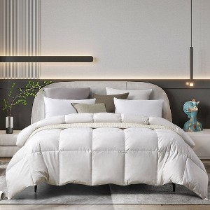 High-Loft White Baffle-Box Down Alternative Comforter