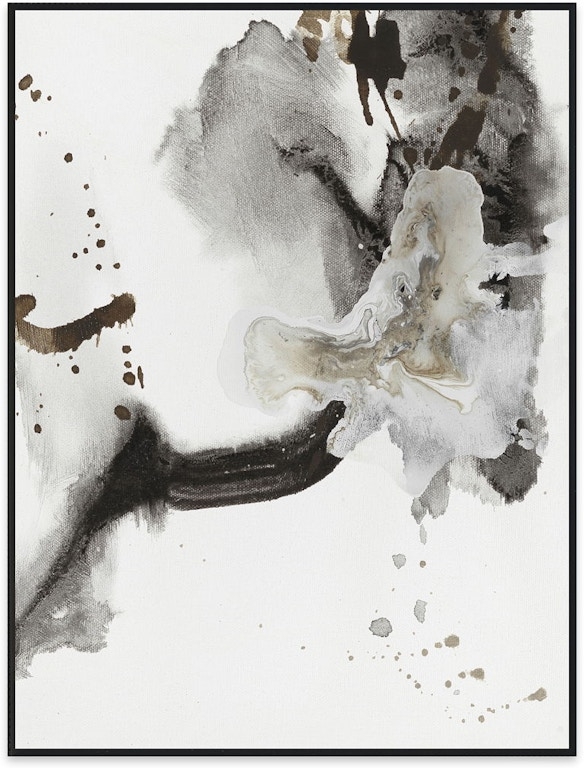 Large Oversized Abstract Canvas Wall Art, Fluid Marbled Movement