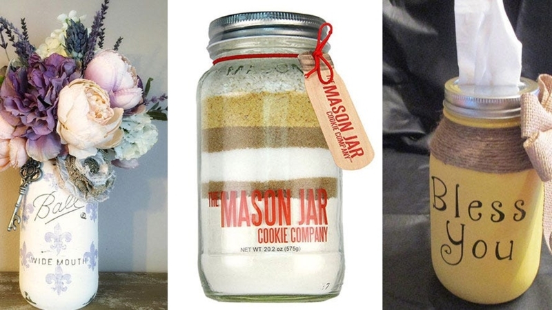 Mason Jar Repurposed Jars Layered Mix Creative Mason Jar Gift Ideas