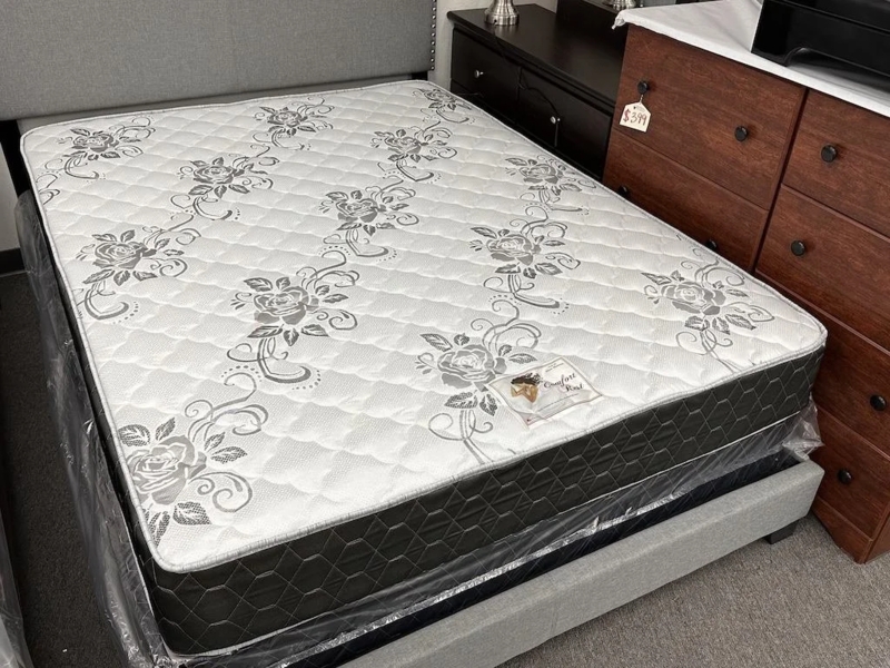 Mattress Floral Print Quilted Sides Floral Print Mattress Set