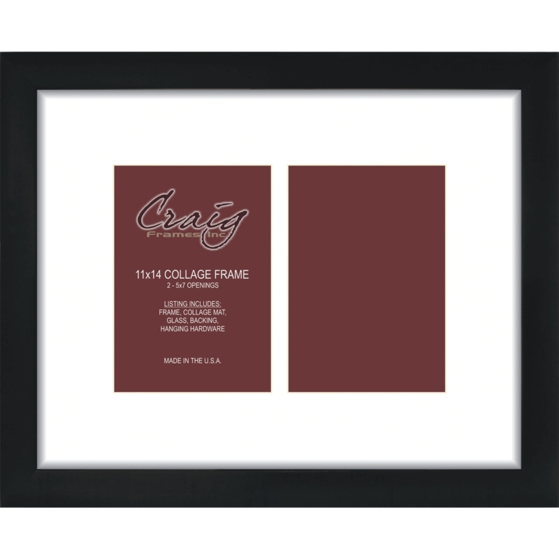 Minimalist Collage Picture Frame with Double 5x7 Openings
