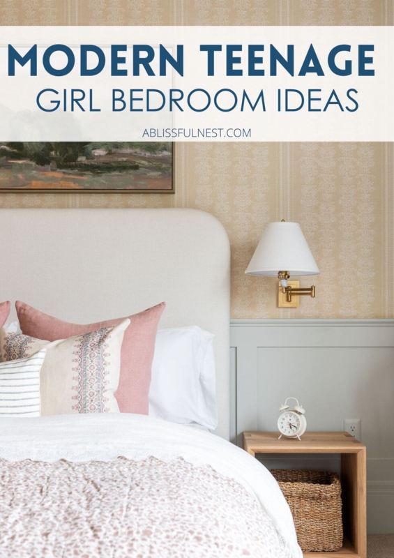 Modern Teenage Girl Bedroom Ideas | A Blissful Nest