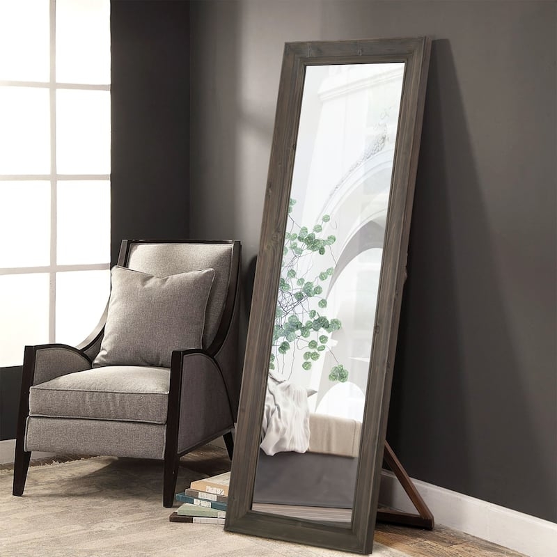 Moody Style Full Length Mirror with Extra Wide Border