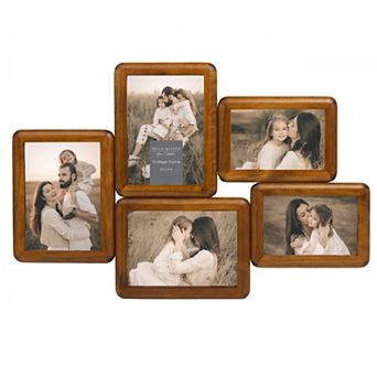 Multi-Opening Collage Photo Frame, 5-Opening with Rounded Corners