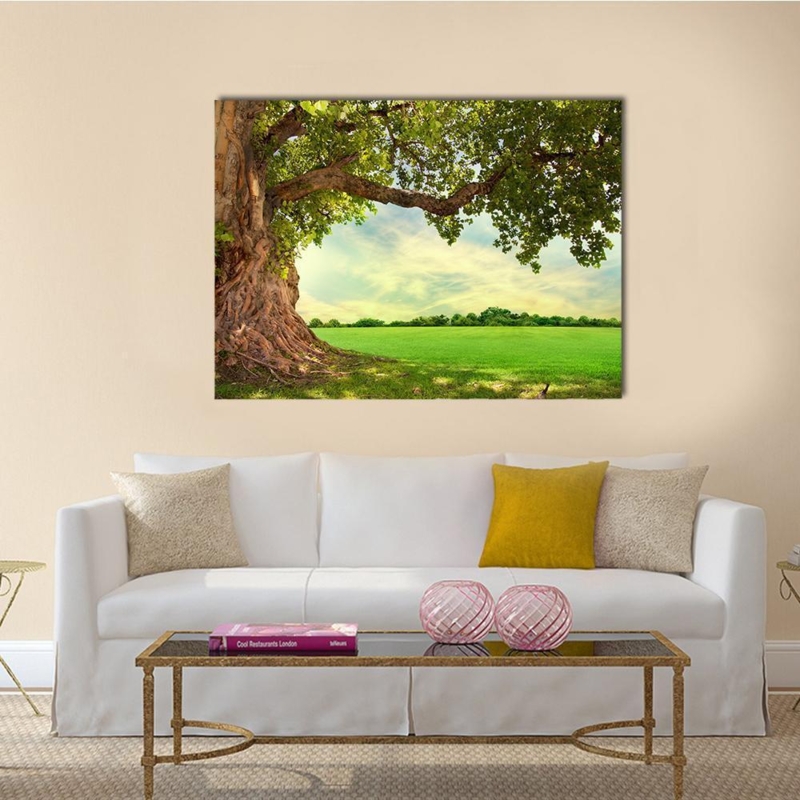 Oversized Wall Art Landscape Botanical Nature Inspired Decor