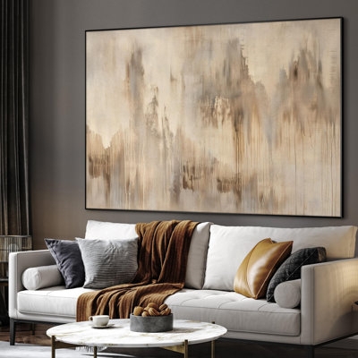 Oversized Wall Art Large Scale Waterfall Fabric Print