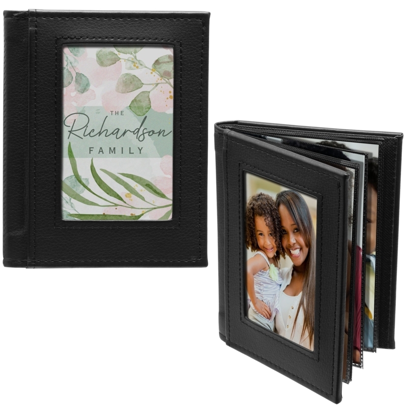 Pebbled Photo Album with Slip-in Window, Slip-in Cover Photo Display