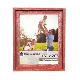 Picture Frame Distressed Finish Wide Moulding Weathered Wall Decor