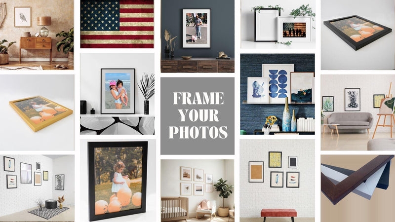 Picture Frame Set with Multiple Sizes for Gallery Wall Layout Ideas