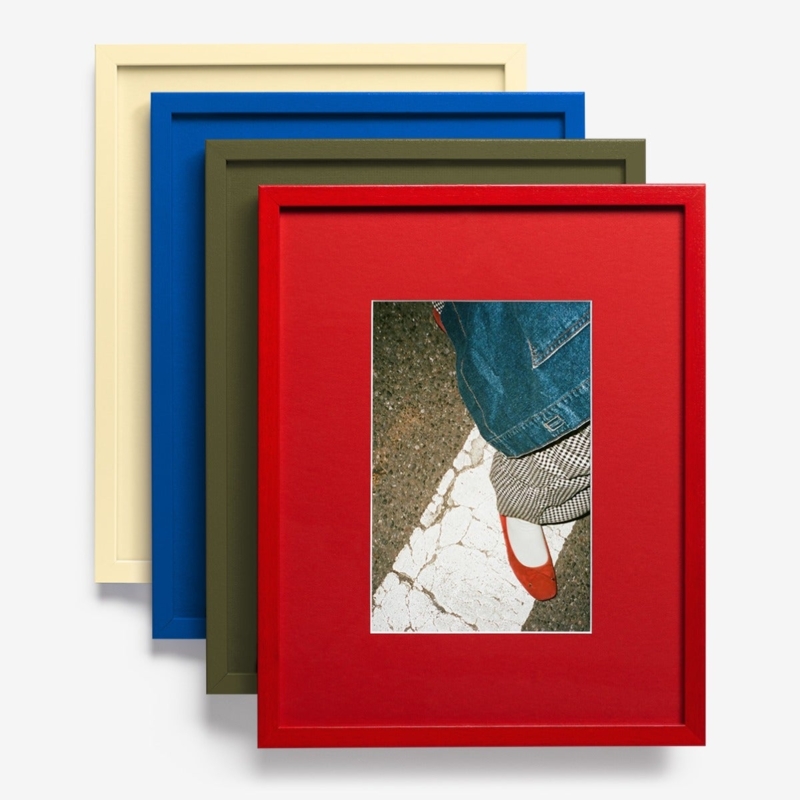 Picture Frame Tone on Tone Mat Monochromatic Matted Vibrant Modern