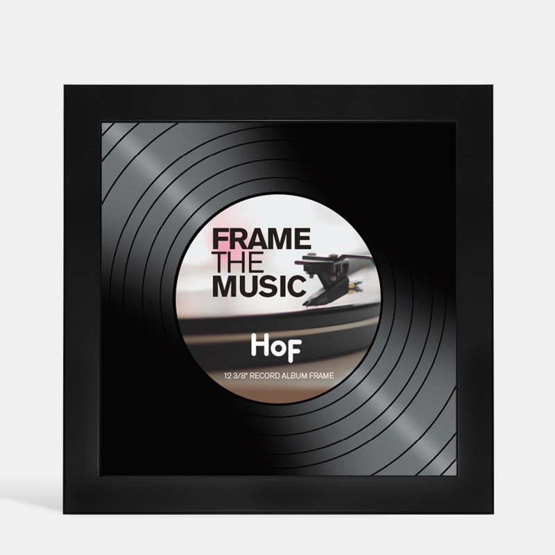 Picture Frame with Deep Inset Profile, Modern LP Album Frame