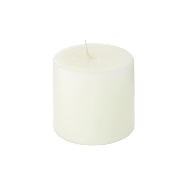 Pillar Candle, Smooth Texture, Matte Finish, Central Wick Feature