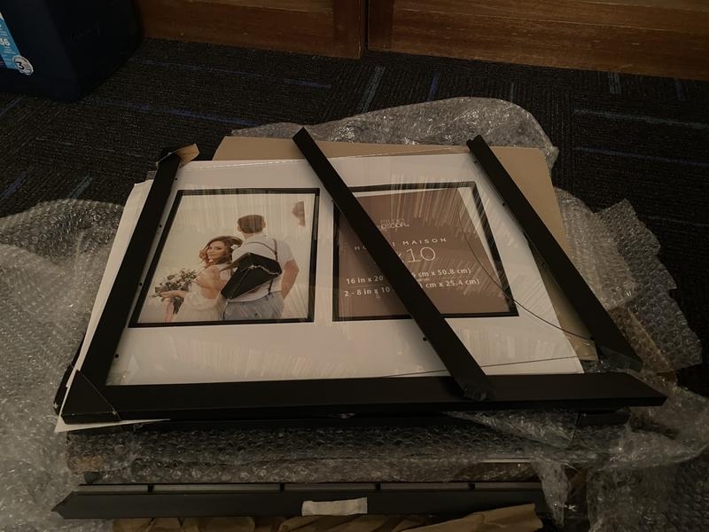 Professional 8x10 Photo Mat Display in Matte Collage Frame