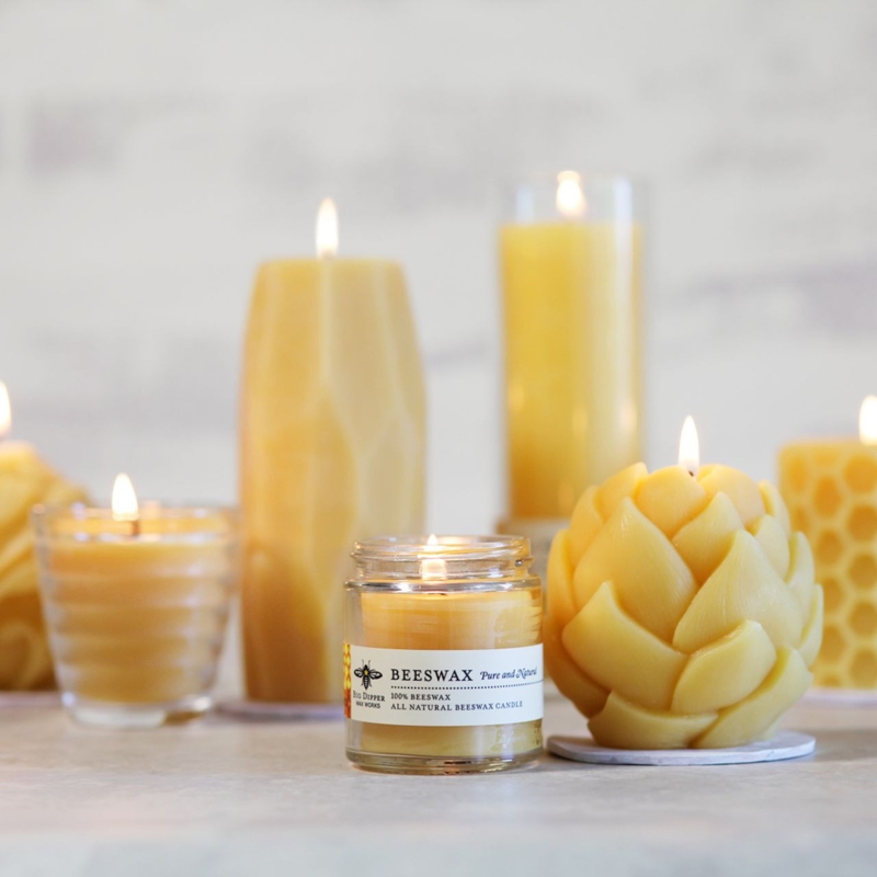 Sculptural Candles and Apothecary Jars, Rustic Home Fragrance