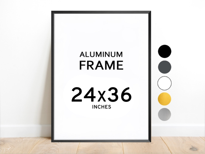 Thin Profile Aluminum Picture Frame for Gallery Wall Art
