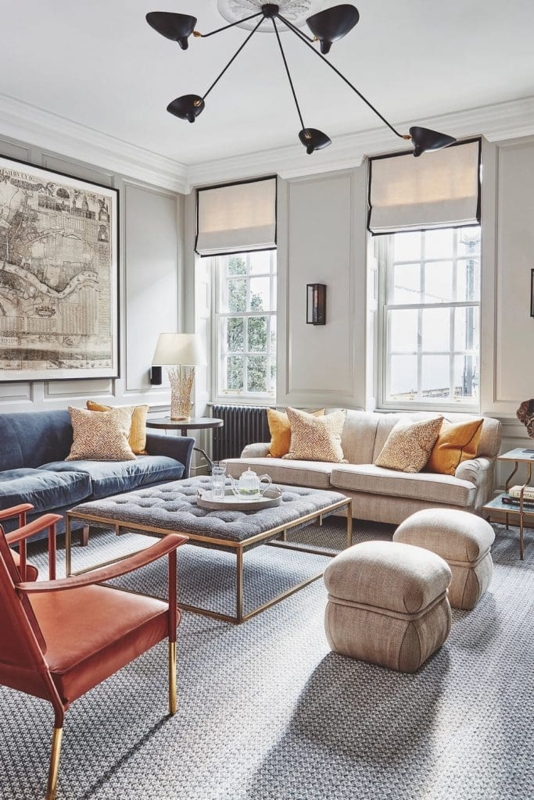 Grey Flooring Living Room Ideas