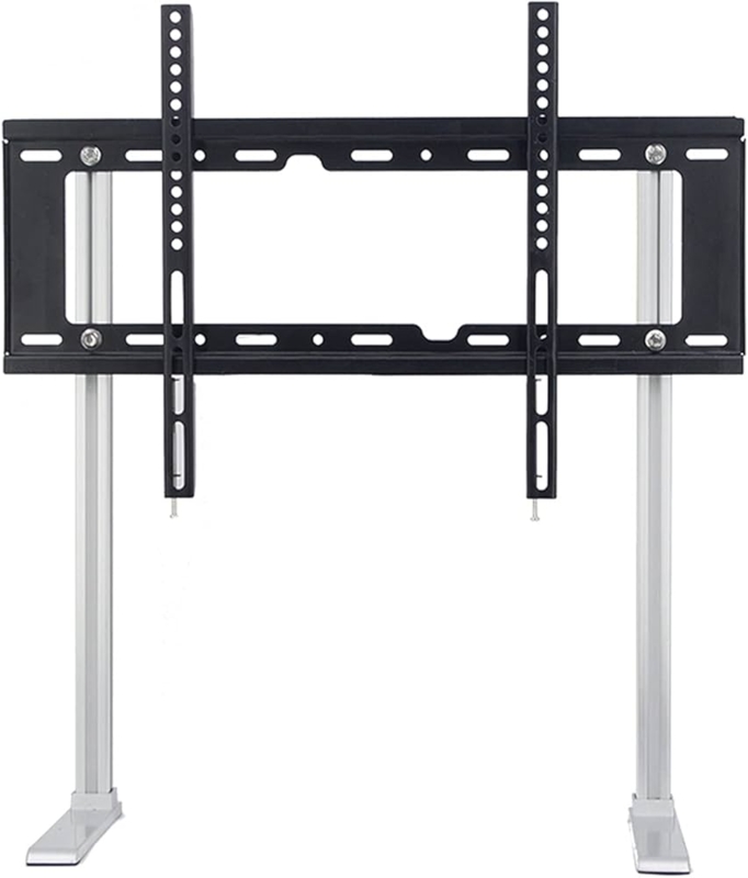 TV Mount Floor Standing with L-Shaped Feet & Punch-Free Installation