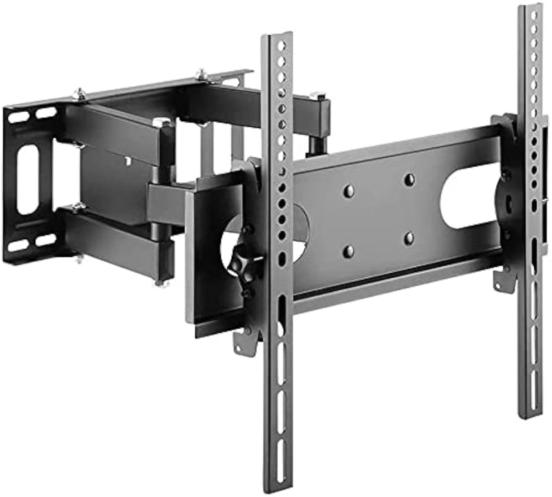 TV Wall Mount, Dual Articulating Arms, Full Motion Tilt Swivel, VESA Compatible.