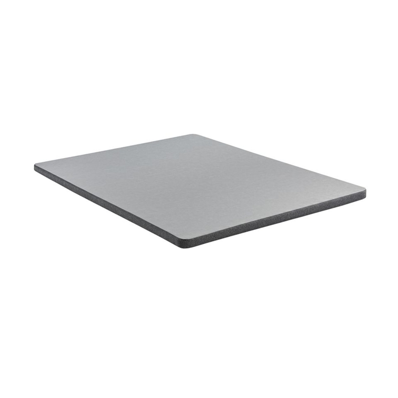 Ultra Low Profile 2 Inch Box Spring in Matte Charcoal Fabric