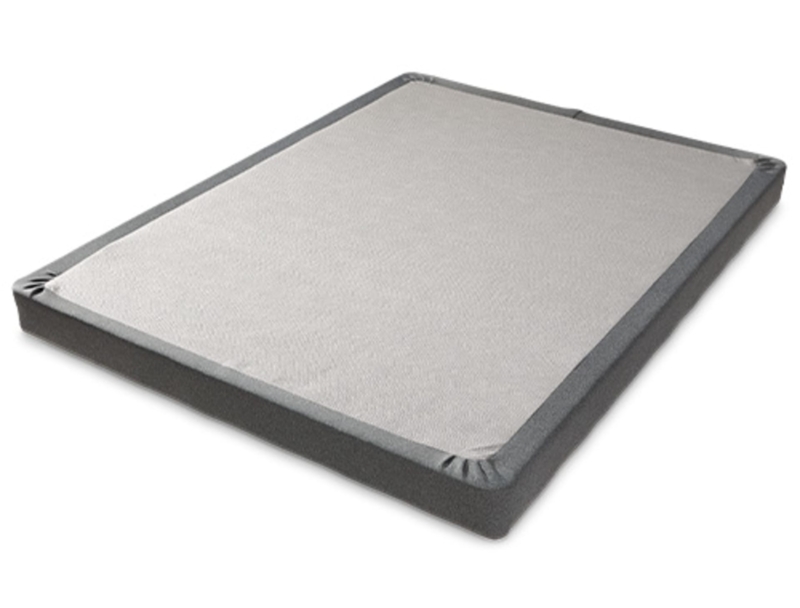 Upholstered Low Profile Foundation with Unique Gathered Corners