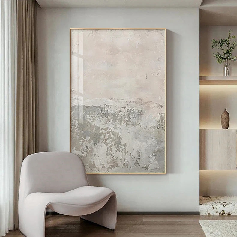 Wall Art Abstract Landscape Feel Impasto Canvas Minimalist Decor