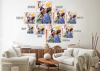 Wall Art Acrylic Finish Gallery Set Multi Panel Display