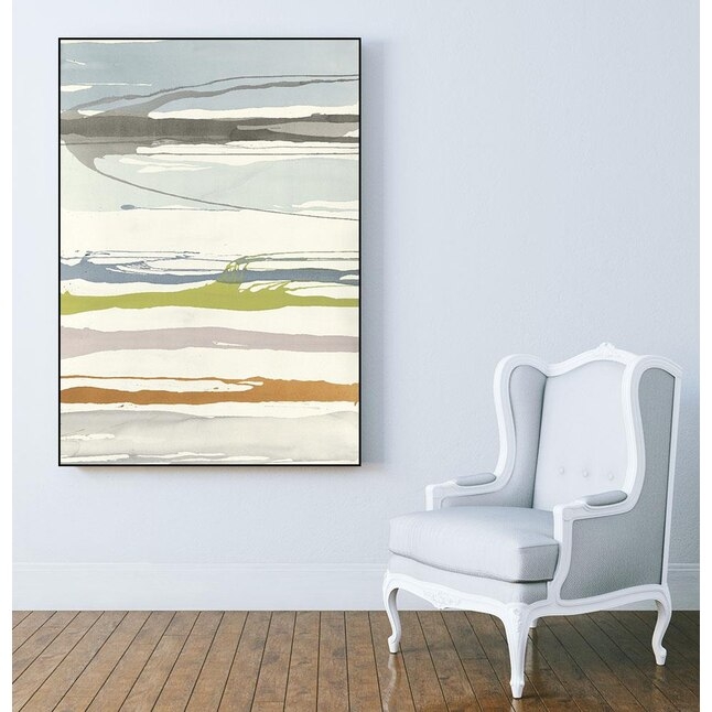 Wall Art Canvas Framed Oversized Vertical Horizontal Bands