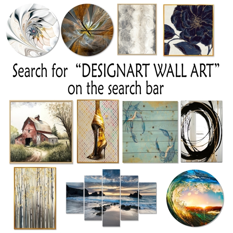 Wall Art Collection Mixed Media Variety Of Formats, Eclectic Style