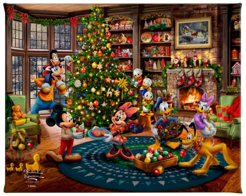Wall Art, Disney Characters, Illustrated Style, Disney Christmas Art