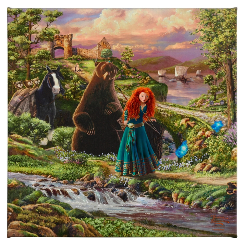Wall Art Disney Pixar Brave Canvas Fairytale Landscape