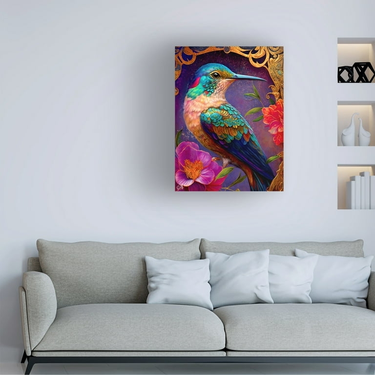 Wall Art: Eclectic Modern Gallery Wrapped Avian Canvas Print