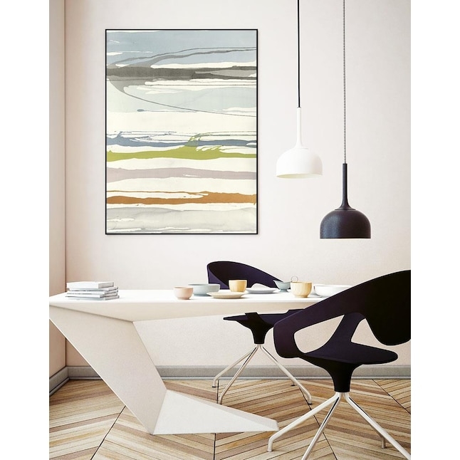 Wall Art Framed Oversized Abstract Print Minimalist Dining