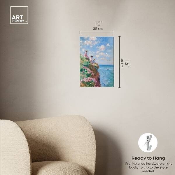 Wall Art Impressionist Style Gallery Wrapped Vertical Orientation.