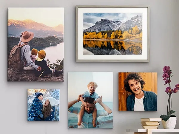Wall Art: Mixed Media Gallery Wall Collection with Personal Photography