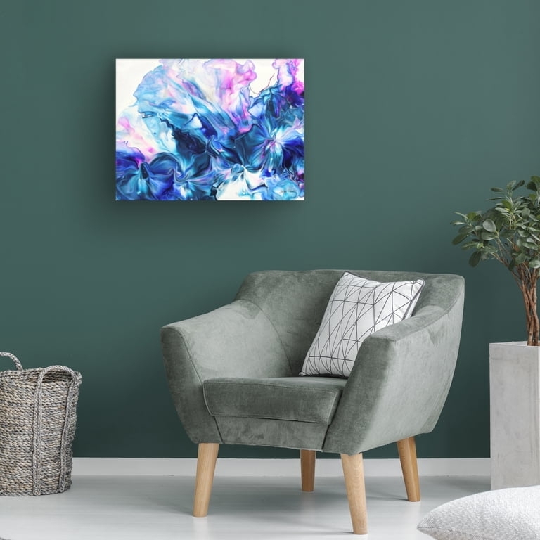 Wall Art: Modern Contemporary Abstract Canvas Print Fluid Pouring Style