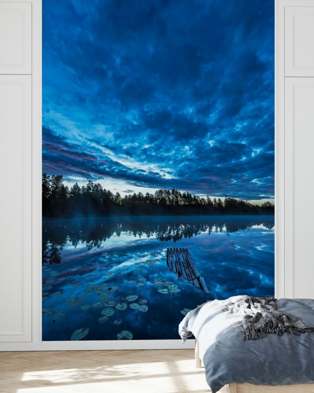 Wall Mural Dusk Landscape Photographic Nature Inspired
