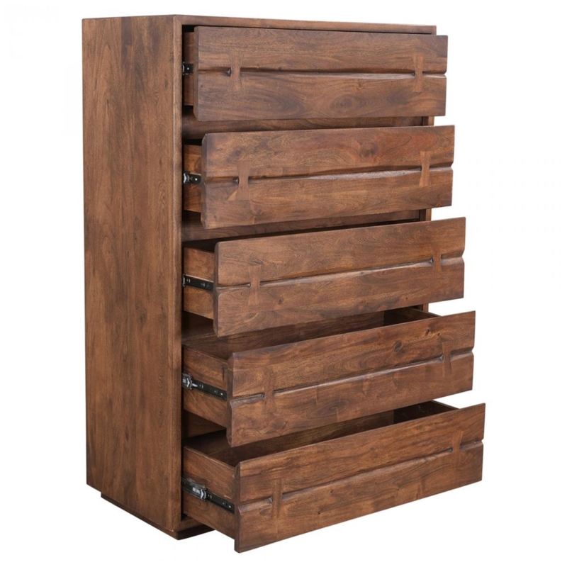 Chest Of Drawers Tall Profile Butterfly Joint Detail