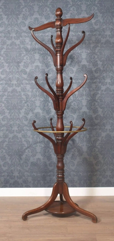 Coat And Umbrella Stand Vintage Entryway Rack with Four-Legged Base