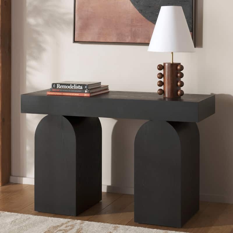 Console Table: Black Arched Base for Entryway Styling