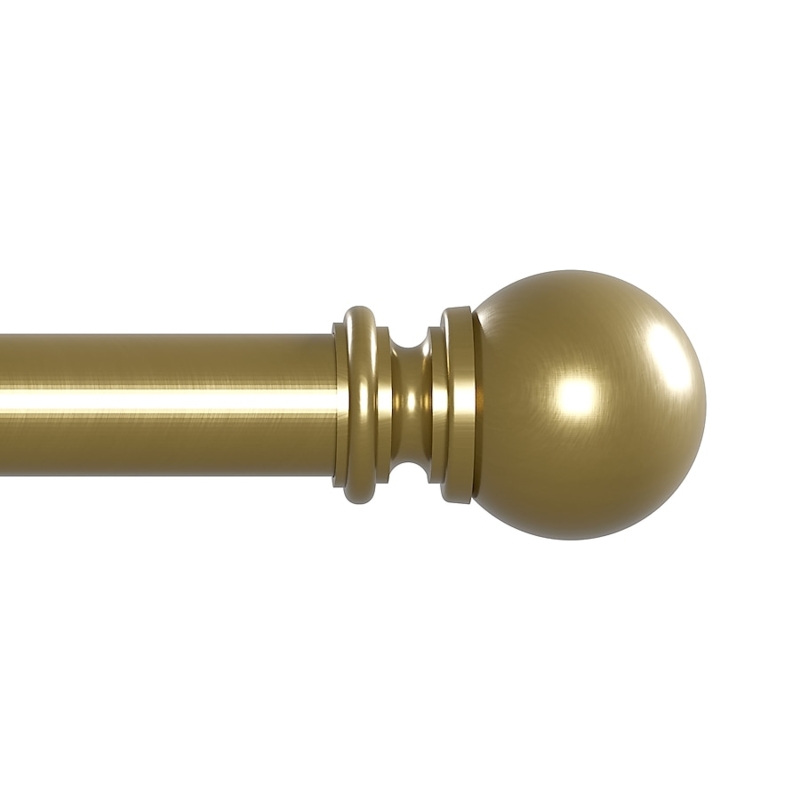 Curtain Rod Classic Ball Finial | Elegant Window Treatment Hardware