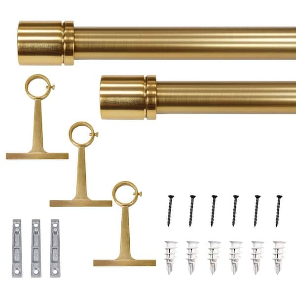 Curtain Rod Elevated Cap Finial | Modern Glam Curtain Rod Kit