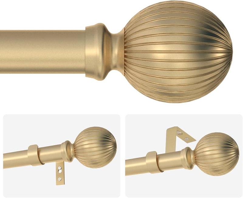 Gold Curtain Hardware & Accessories