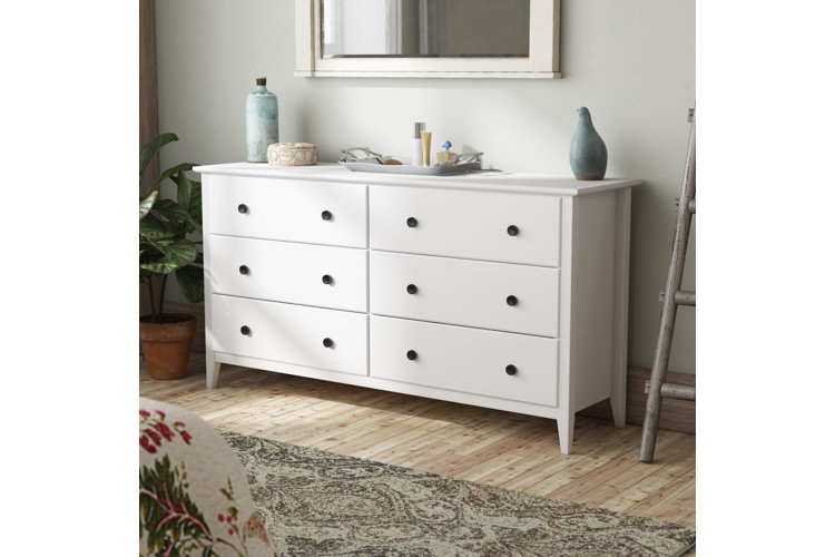 Double Dresser Matte White Dark Knobs Transitional Storage Ideas