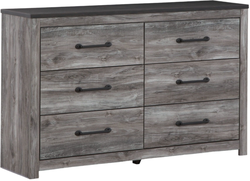Double Dresser Weathered Gray with Contrasting Dark Top