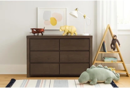 Dresser Kids Bedroom Storage Ideas Minimalist Silhouette Dark Wood