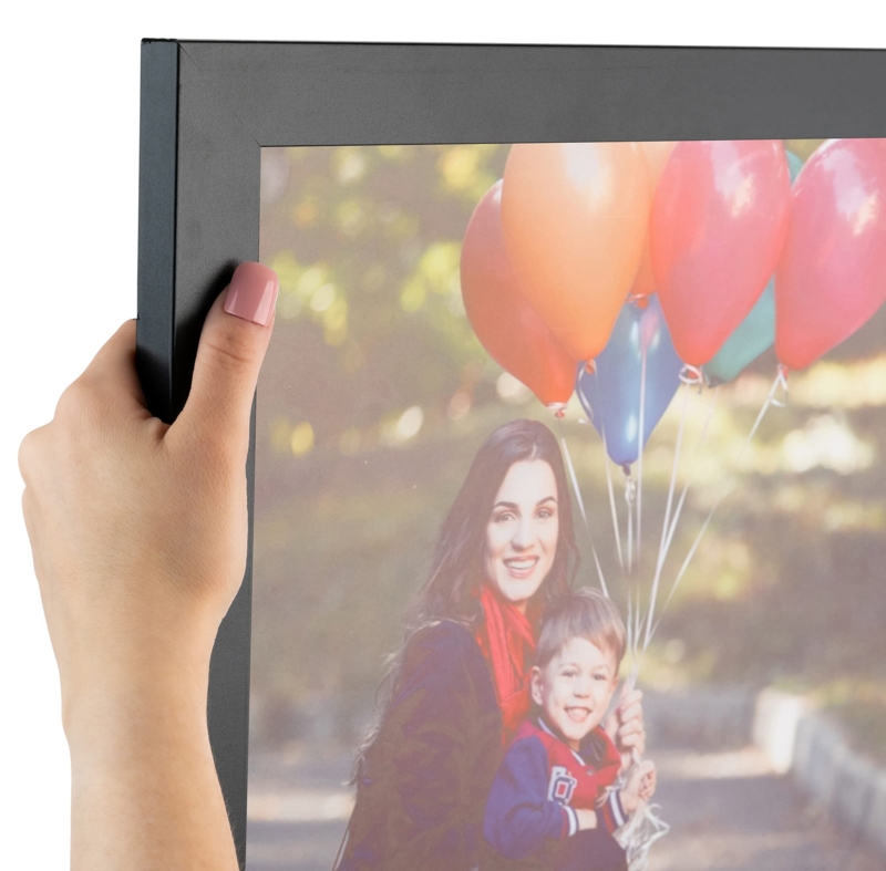 Flat Face Picture Frame, Matte Finish Slim Profile