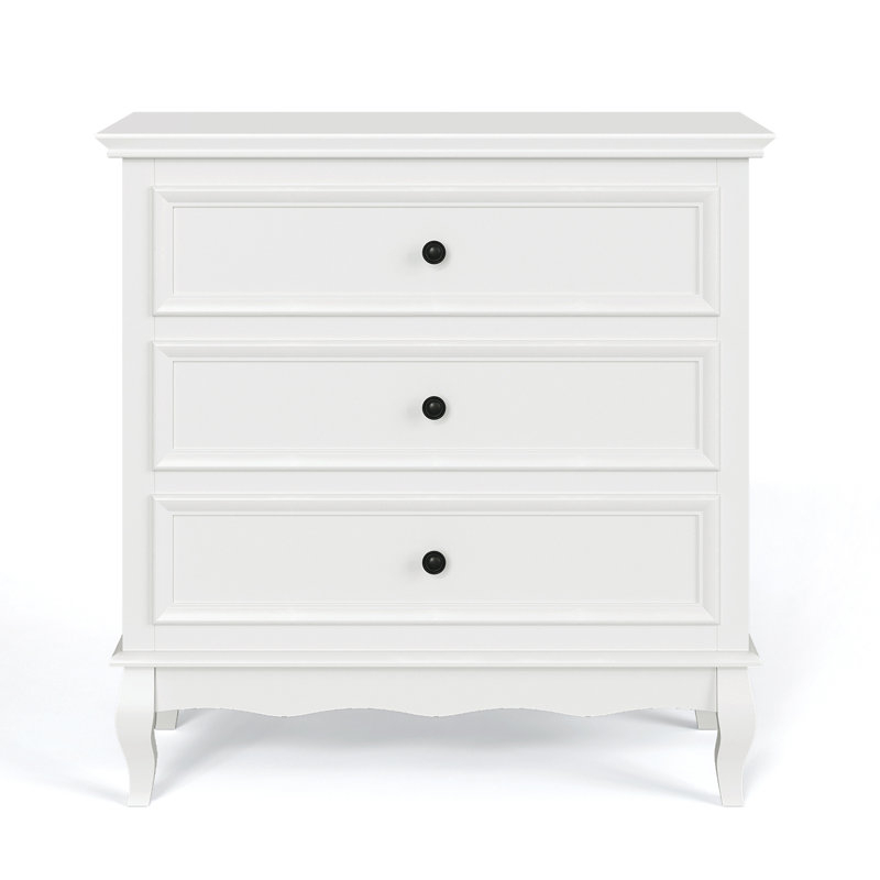 French Country Chest With Scalloped Apron and Cabriole Legs